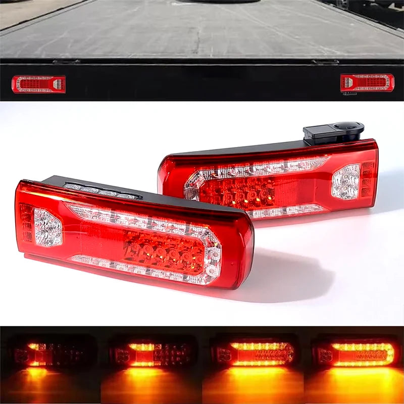 Feu Arrière LED Camion Mercedes Actros MP4 MP5 - vue de face - Becquet Voiture