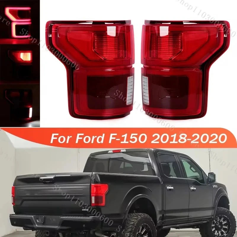 Feu Arrière LED Ford F-150 2018-2020 Freinage Stop Clignotant - vue de face - Becquet Voiture