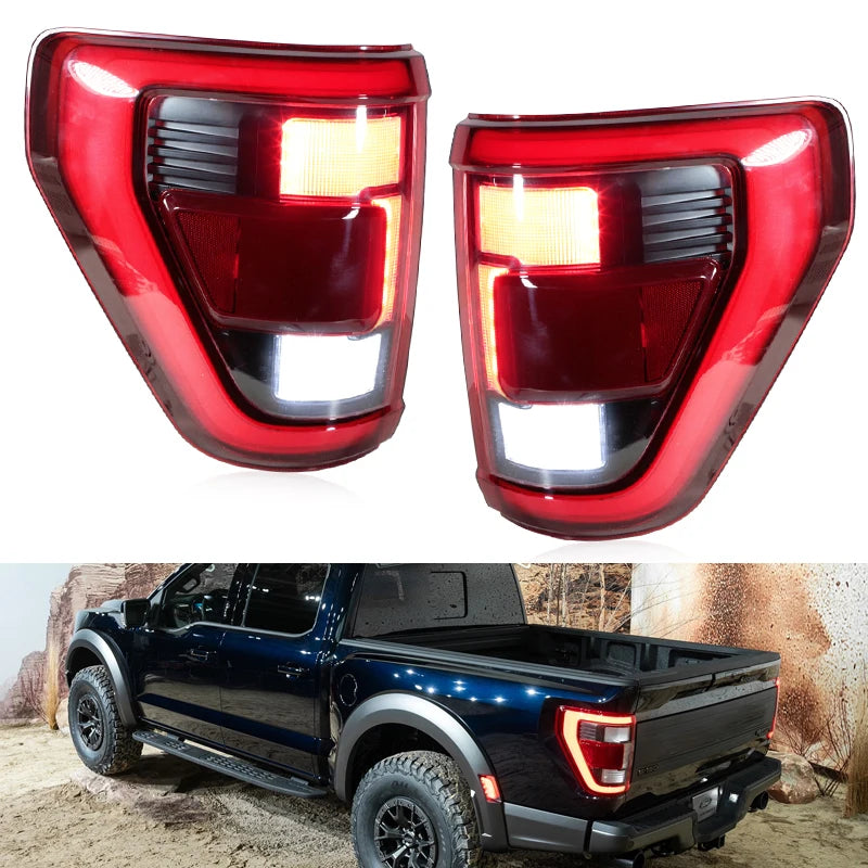 Feu Arrière LED Ford F-150 2021-2023 Stop Recul Point Mort - vue de face - Becquet Voiture