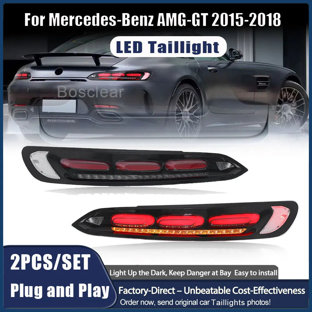 Feu Arrière LED Mercedes AMG GT 2019-2023 - vue de face - Becquet Voiture