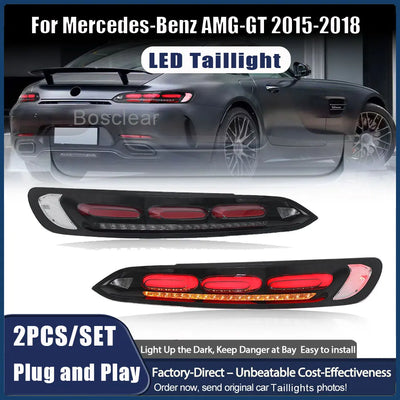 Feu Arrière LED Mercedes AMG GT 2019-2023 - vue de face - Becquet Voiture