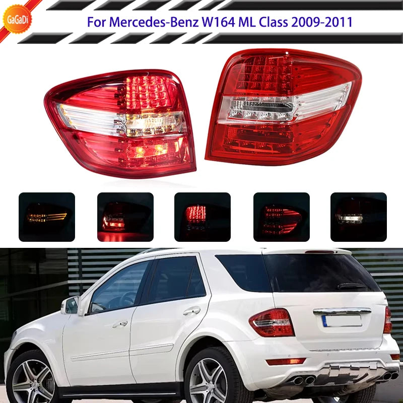 Feu Arrière LED Mercedes Classe ML W164 ML330 ML350 2009-2011 - vue de face - Becquet Voiture