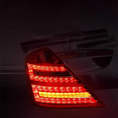 Feu Arrière LED Mercedes Classe S W221 2006-2009 - installé sur véhicule - Becquet Voiture