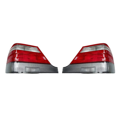 Feu Arrière Mercedes Classe S W140 S320 S500 1991-1998 - installé sur véhicule - Becquet Voiture