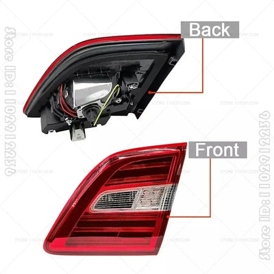 Feu Arrière Mercedes ML GLE W166 2012-2015 - installé sur véhicule - Becquet Voiture