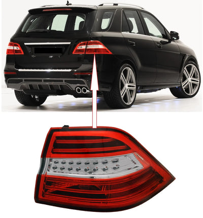 Feu Arrière Mercedes ML GLE W166 2012-2015 OEM - en situation - Becquet Voiture