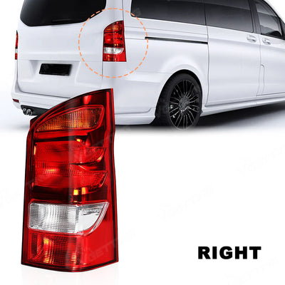 Feu Arrière Mercedes Vito Classe V W447 2015-2022 - détail du montage - Becquet Voiture