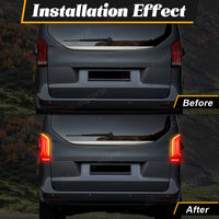 Rear Light Mercedes Vito V-Class W447 V220D V250 V260 V300 - studio packshot - Becquet Voiture