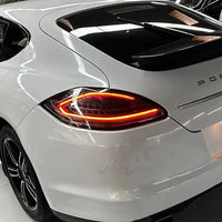 Porsche Panamera 970 GTS Rear Light Dynamic Turn Signal - fitted on vehicle - Becquet Voiture