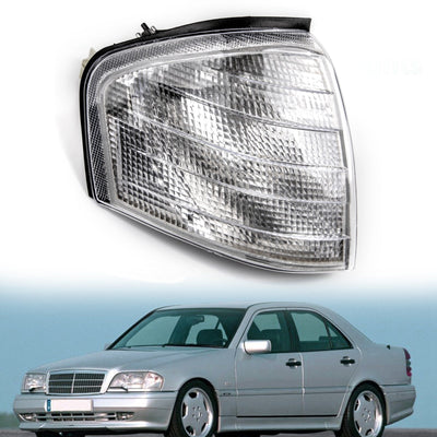Feu d'angle droit clignotant Mercedes Benz Classe C W202 1994-2000 - vue de face - Becquet Voiture