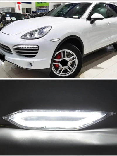 Feu de Garde-Boue LED Porsche Cayenne 2011-2014 - vue de trois-quarts - Becquet Voiture