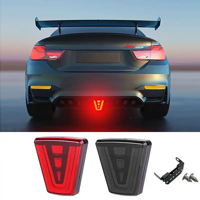 Feu F1 triangle universel - vue de face - Becquet Voiture