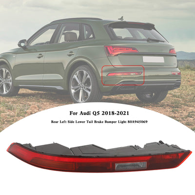 Feu Frein Arrière Gauche Audi Q5 2018-2021 Pare-Chocs 80A945069 - vue de trois-quarts - Becquet Voiture