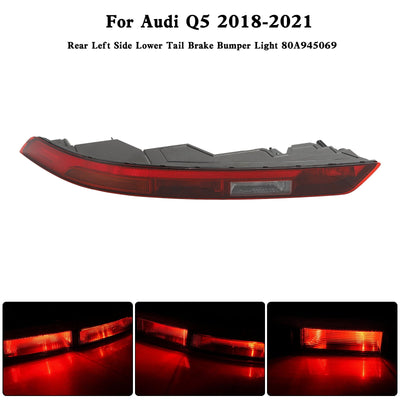 Feu Frein Arrière Gauche Audi Q5 2018-2021 Pare-Chocs 80A945069 - vue rapprochée - Becquet Voiture