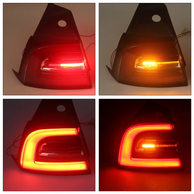 Feu Gauche LED Extérieur Tesla Model 3 2017-2023 1077399-00 - détail du montage - Becquet Voiture