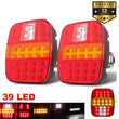 Feu LED Multifonction Plaque Immatriculation 12V 24V Remorque