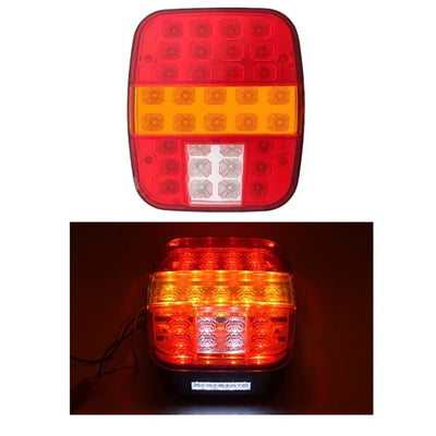 Feu LED Multifonction Plaque Immatriculation 12V 24V Remorque - vue de profil - Becquet Voiture