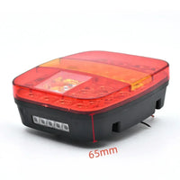 Feu LED Multifonction Plaque Immatriculation 12V 24V Remorque - vue de trois-quarts - Becquet Voiture