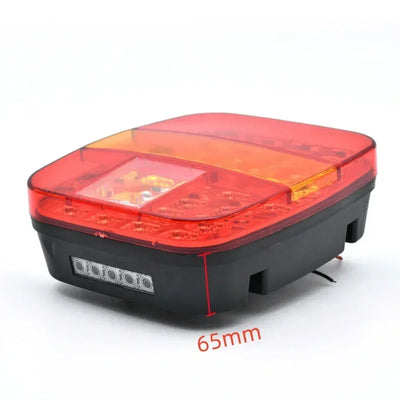 Feu LED Multifonction Plaque Immatriculation 12V 24V Remorque - vue de trois-quarts - Becquet Voiture