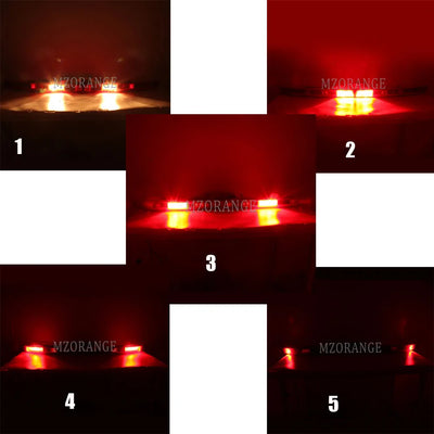 Feu Pare-Choc Arrière LED Audi Q7 Réflecteur Stop - vue de profil - Becquet Voiture