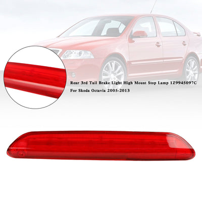 Feu Stop Arrière 3ème Feu Stop Montage Élevé Skoda Octavia 1Z9945097C - vue arrière - Becquet Voiture