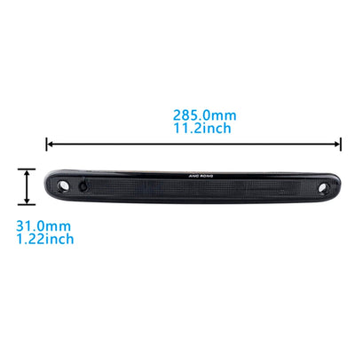 Feu Stop Arrière Haut LED Noir 12V Pour Citroën C1 Peugeot 107 - vue de face 2 - Becquet Voiture