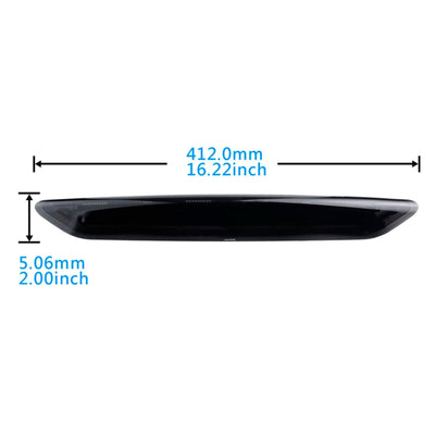 Feu Stop Arrière Haut Noir LED pour VW Polo MK4 9N 2002-2009 - vue de dessus - Becquet Voiture