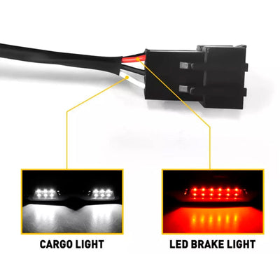 Feu Stop Arrière LED Dodge Ram 1500 2500 3500 1994-2001 - vue de trois-quarts - Becquet Voiture