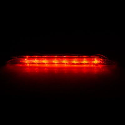 Feu Stop Arrière LED Haut Niveau Lentille Rouge Seat Leon 5F 2011-2016 - vue arrière - Becquet Voiture