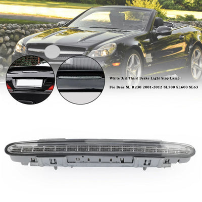 Feu Stop Central 3e LED pour Mercedes SL R230 2001-2012 - vue arrière - Becquet Voiture