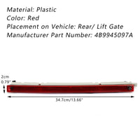 Feu Stop Central Haut Niveau Pour Audi A6 Allroad Quattro 4B9945097A Rouge - vue arrière - Becquet Voiture