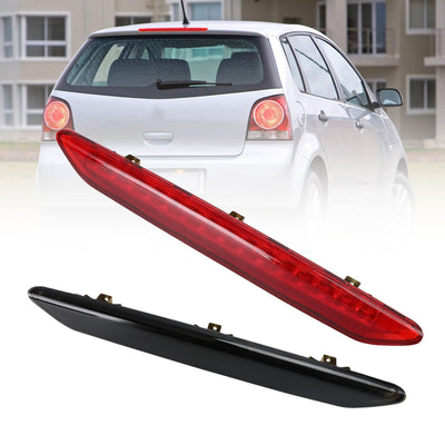 Feu Stop LED Haut Niveau VW Polo 9N 2002-2010 Rouge - vue de profil - Becquet Voiture