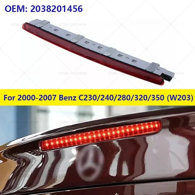 Feu Stop LED Mercedes Classe C W202 W203 AMG 2000-2007 - vue de face - Becquet Voiture