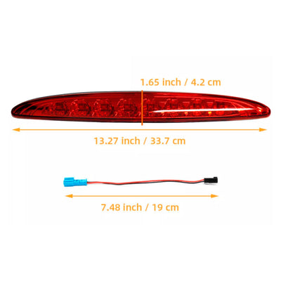 Feu Stop LED Rouge Mini Cooper R50 R53 2002-2006 - installé sur véhicule - Becquet Voiture