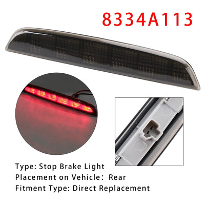 Feu Stop LED Surélevé Noir 8334A113 Mitsubishi Outlander 2013-2016 - vue de profil - Becquet Voiture