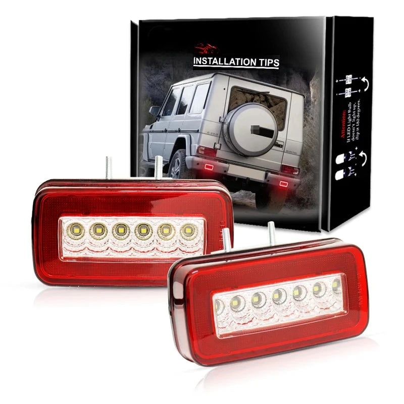 Feux Antibrouillard Arrière Mercedes Classe G W463 1986-2018 - vue de face - Becquet Voiture