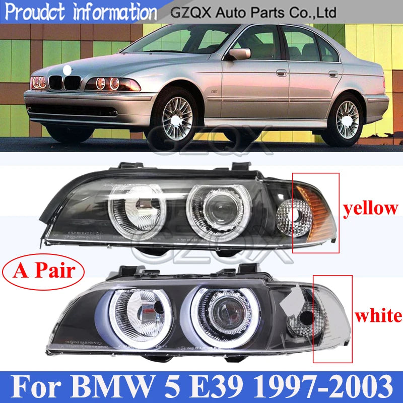 Feux Antibrouillard BMW Série 5 E39 1997-2003 - vue de face - Becquet Voiture