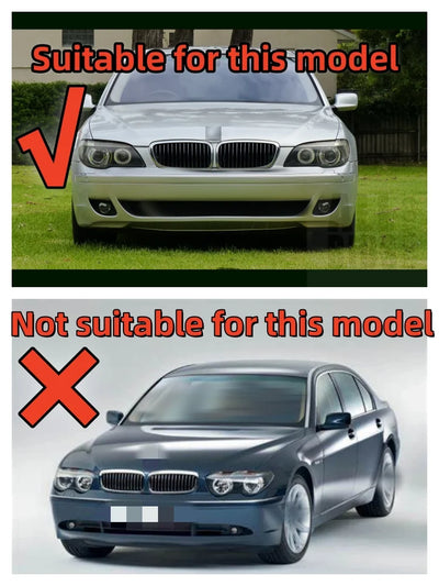 Feux Antibrouillard LED BMW Série 7 E65 E66 2005-2008 - vue de profil - Becquet Voiture