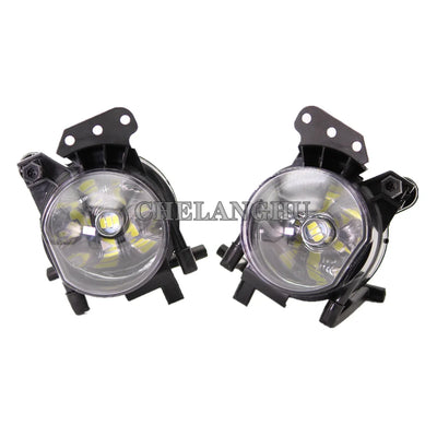 Feux Antibrouillard LED BMW X3 E83 2004-2007 - vue de trois-quarts - Becquet Voiture