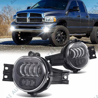 Feux Antibrouillard LED Dodge Ram 1500 2002-2008 Paire - détail du montage - Becquet Voiture