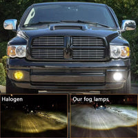 Feux Antibrouillard LED Dodge Ram 1500 2002-2008 Paire - vue de profil - Becquet Voiture