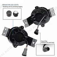 Feux Antibrouillard LED Dodge Ram 1500 2002-2008 Paire - vue de trois-quarts - Becquet Voiture