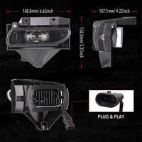 Feux Antibrouillard LED Ford Mustang GT SN95 1999-2004 - packshot studio - Becquet Voiture