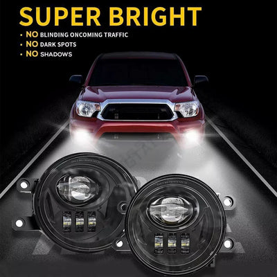 Feux Antibrouillard LED Jeep Renegade 2015-2018 Lentille - vue de trois-quarts - Becquet Voiture