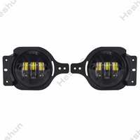 Feux Antibrouillard LED Jeep Wrangler JL Rubicon - détail du montage - Becquet Voiture