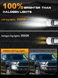Feux Antibrouillard LED Toyota Tacoma 4Runner Tundra - packshot studio - Becquet Voiture