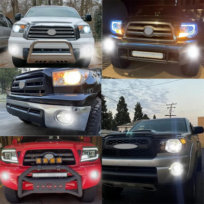 Feux Antibrouillard LED Toyota Tundra Sequoia Tacoma Solara - vue de profil - Becquet Voiture