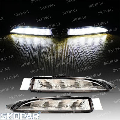 Feux Antibrouillard LED Volkswagen Golf 6 MK6 R20 2009-2013 - vue de profil - Becquet Voiture