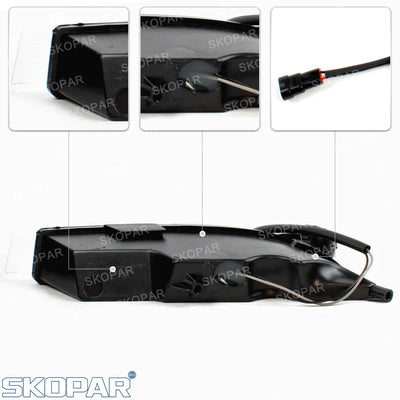 Feux Antibrouillard LED Volkswagen Golf 6 MK6 R20 2009-2013 - vue de trois-quarts - Becquet Voiture
