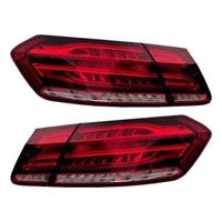 LED-Rückleuchten Mercedes E-Klasse W212 E250 bis E63 AMG 2014 - Rückansicht - Becquet Voiture